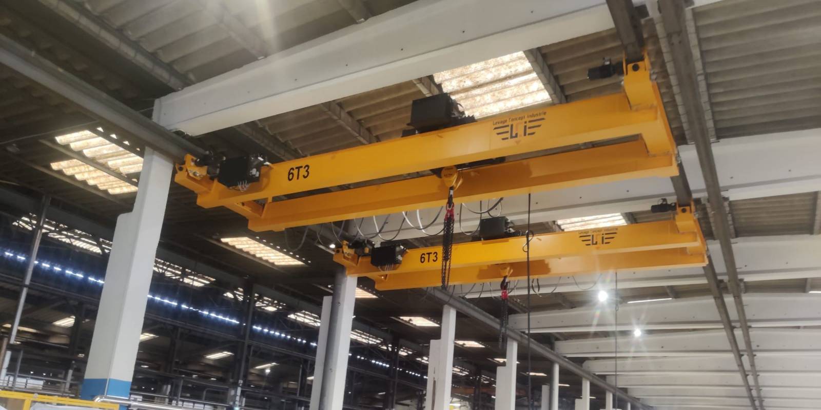 Pont Roulant 6t3 faible hauteur perdue à Lyon 69 par LCI France à Montluel 01