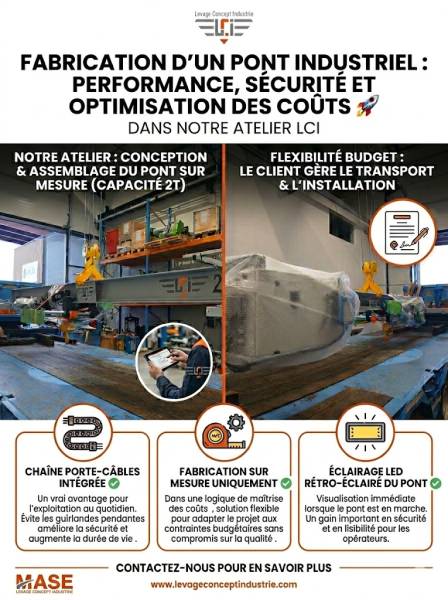 Fabrication d'un pont roulant en atelier