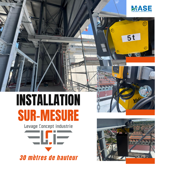 Monorail à 30 mètres de hauteur