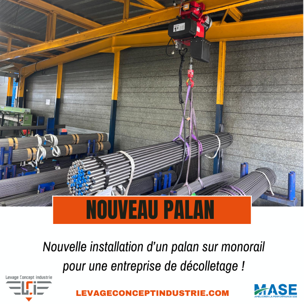 Palan sur monorail 